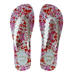 NEW Jack Rogers White Flip Flops - Size 11